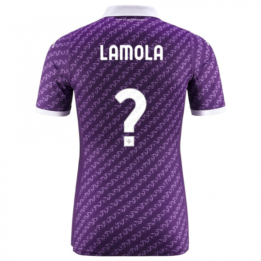 Niño Camiseta Lorenzo Lamola #0 Violeta 1ª Equipación 2023/24 La Camisa