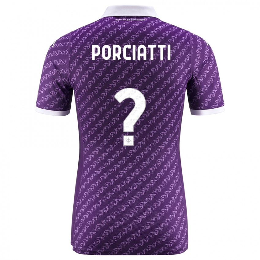 Niño Camiseta Filippo Porciatti #0 Violeta 1ª Equipación 2023/24 La Camisa