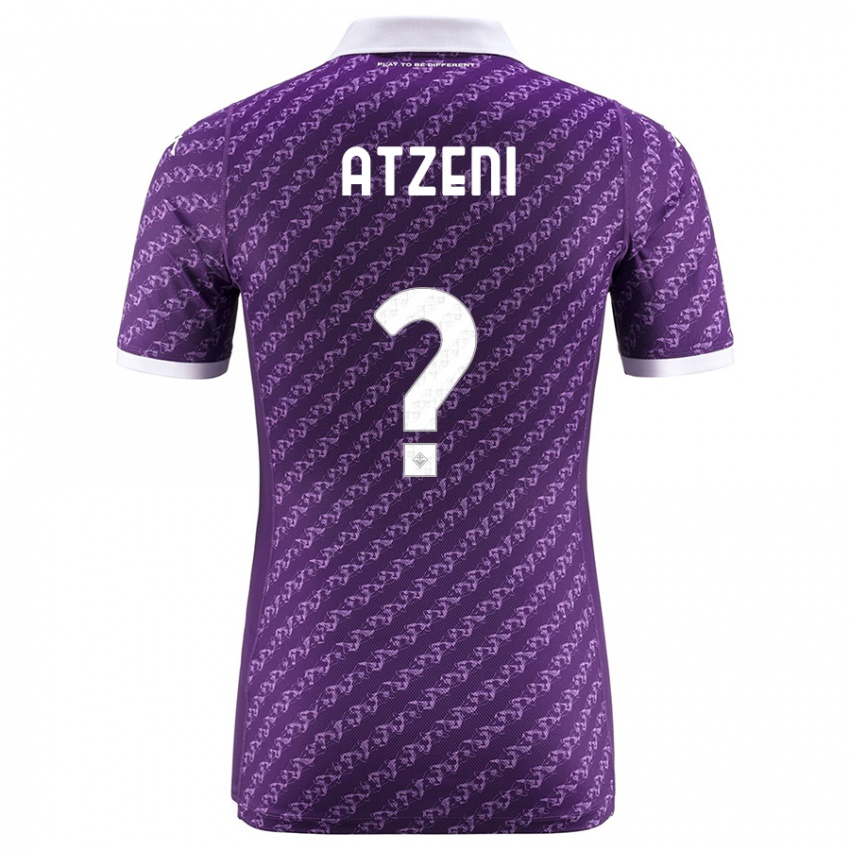 Niño Camiseta Davide Atzeni #0 Violeta 1ª Equipación 2023/24 La Camisa
