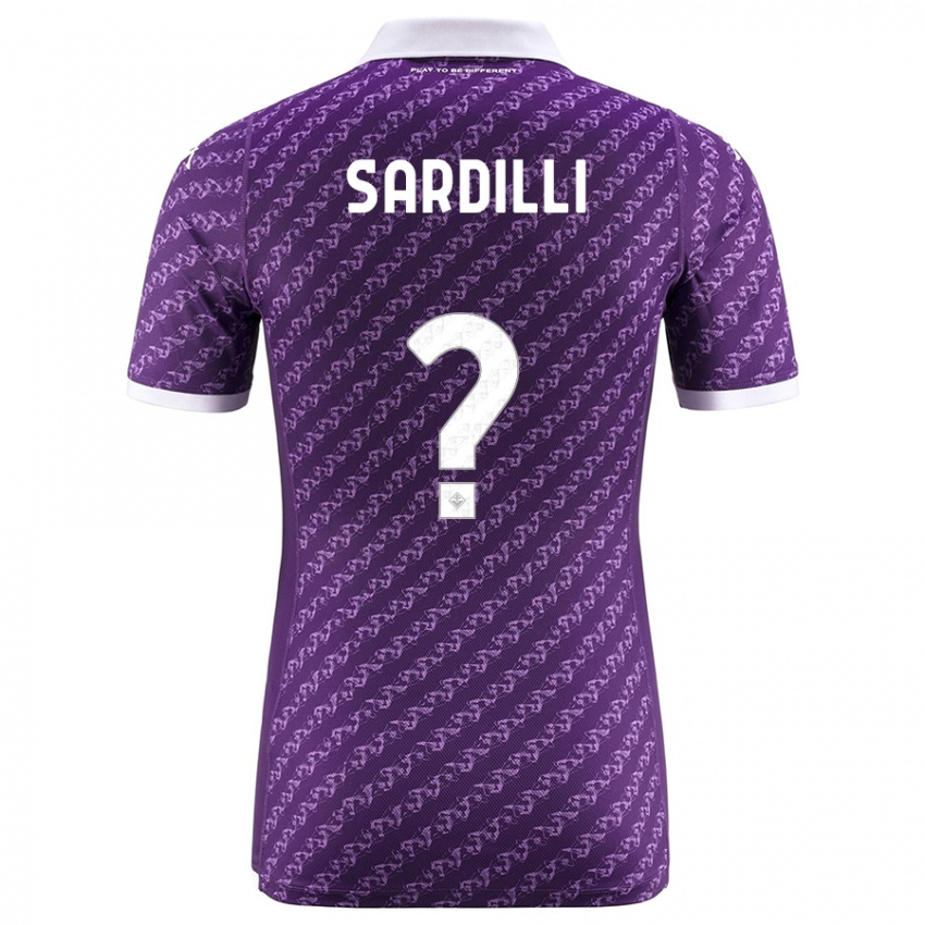 Niño Camiseta Davide Sardilli #0 Violeta 1ª Equipación 2023/24 La Camisa