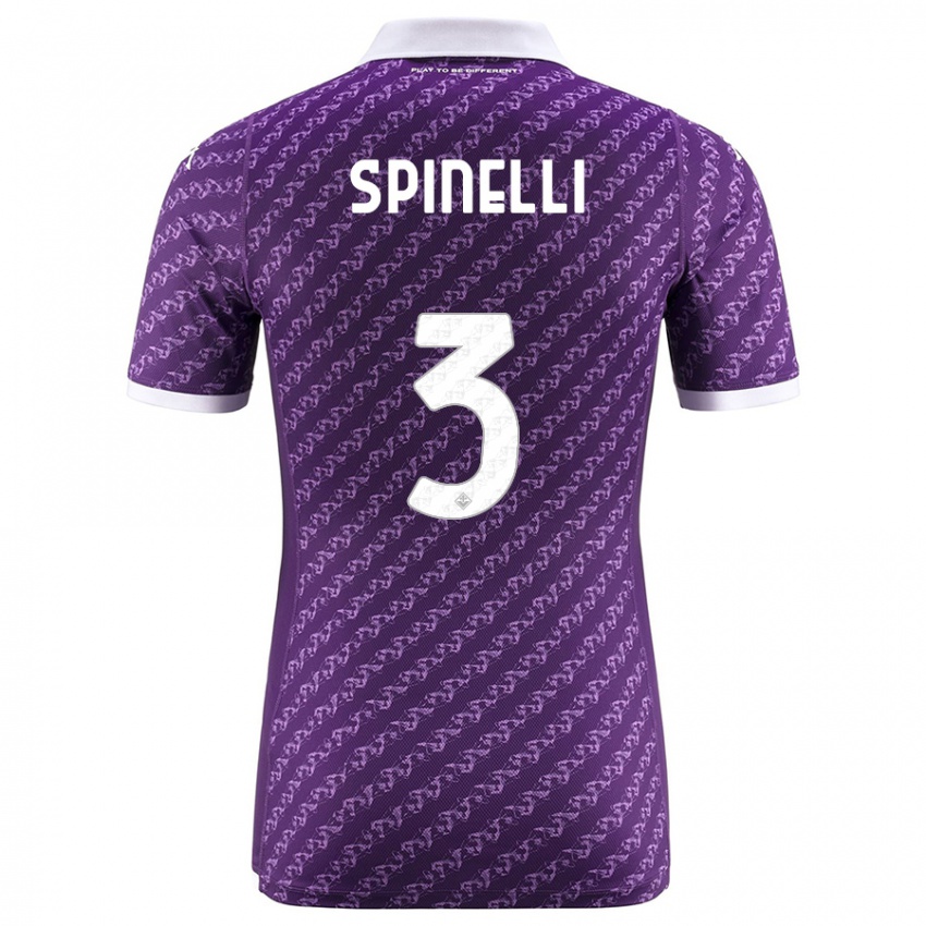 Niño Camiseta Giorgia Spinelli #3 Violeta 1ª Equipación 2023/24 La Camisa