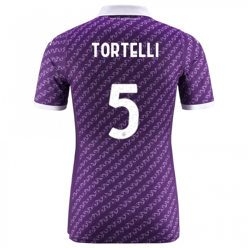 Niño Camiseta Alice Tortelli #5 Violeta 1ª Equipación 2023/24 La Camisa