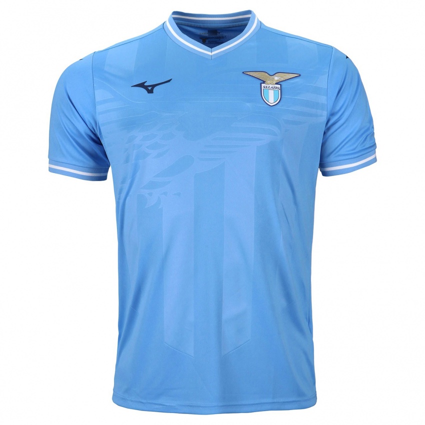 Niño Camiseta Valerio Battisti #0 Azul 1ª Equipación 2023/24 La Camisa