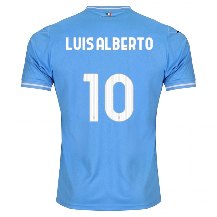 Niño Camiseta Luis Alberto #10 Azul 1ª Equipación 2023/24 La Camisa