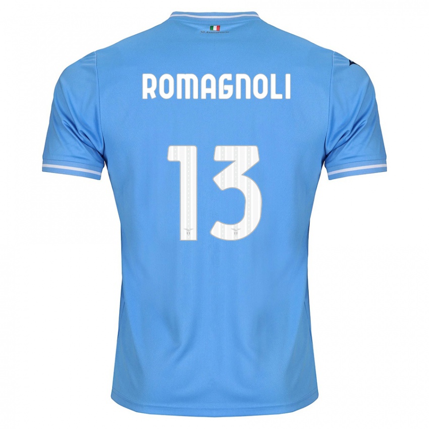 Niño Camiseta Alessio Romagnoli #13 Azul 1ª Equipación 2023/24 La Camisa