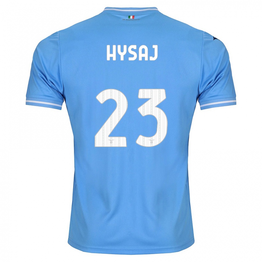 Niño Camiseta Elseid Hysaj #23 Azul 1ª Equipación 2023/24 La Camisa