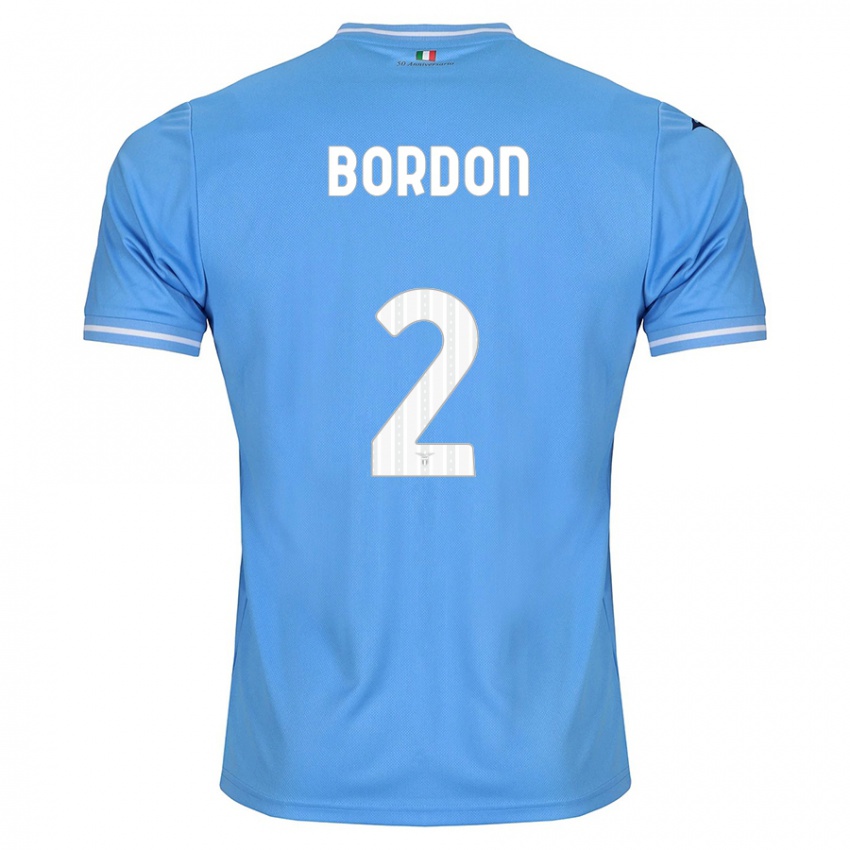 Niño Camiseta Filipe Bordon #2 Azul 1ª Equipación 2023/24 La Camisa