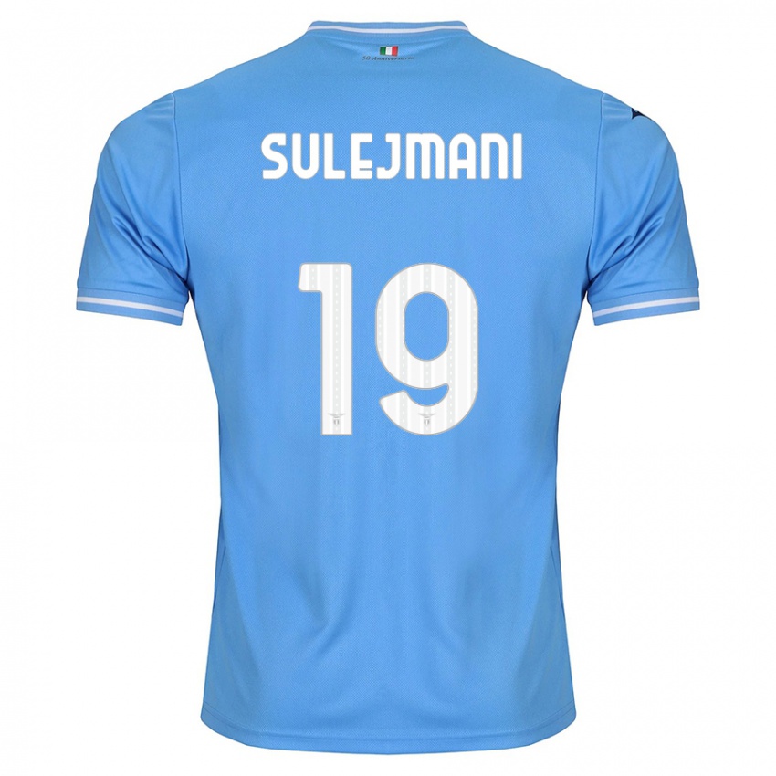 Niño Camiseta Flavio Sulejmani #19 Azul 1ª Equipación 2023/24 La Camisa