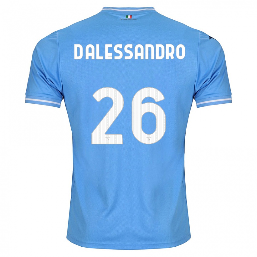 Niño Camiseta Mattya D'alessandro #26 Azul 1ª Equipación 2023/24 La Camisa
