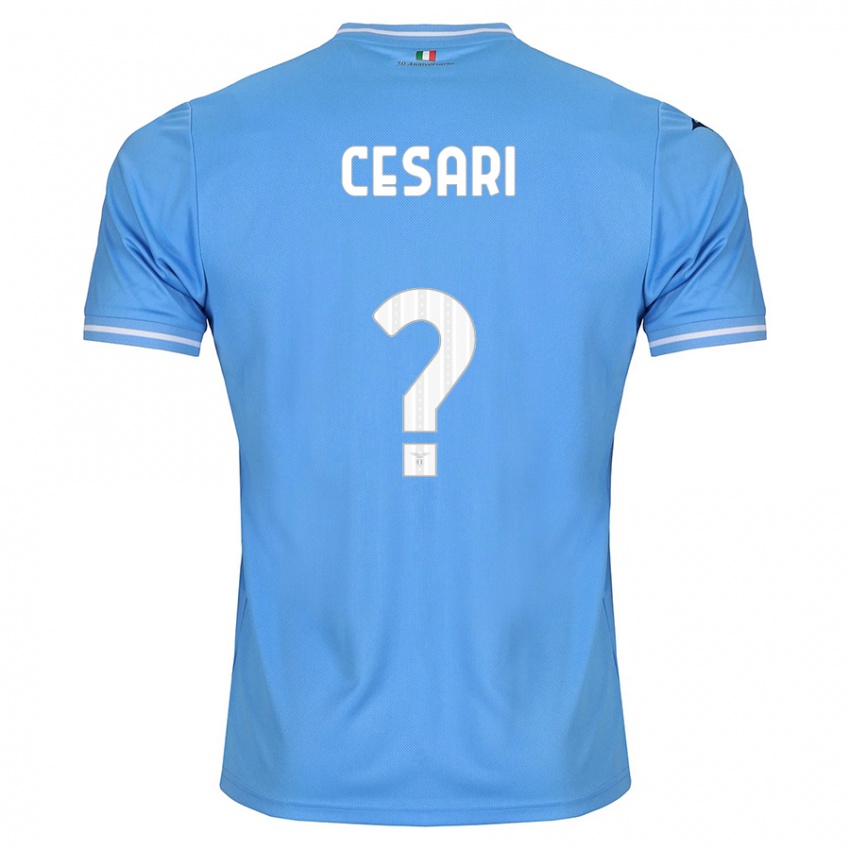 Niño Camiseta Nicolò Cesari #0 Azul 1ª Equipación 2023/24 La Camisa