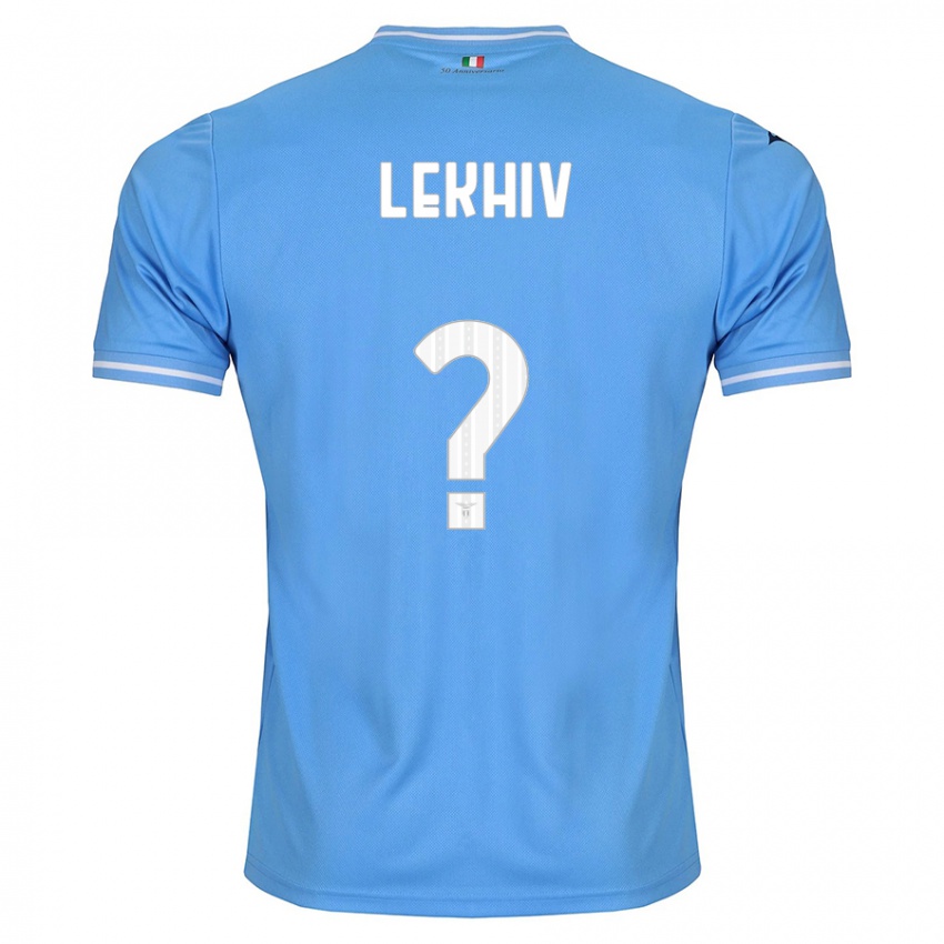 Niño Camiseta Maksym Lekhiv #0 Azul 1ª Equipación 2023/24 La Camisa