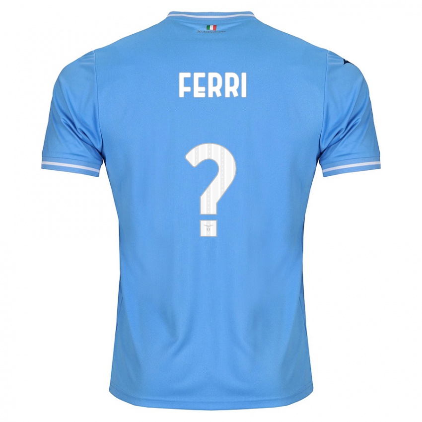 Niño Camiseta Mattia Ferri #0 Azul 1ª Equipación 2023/24 La Camisa