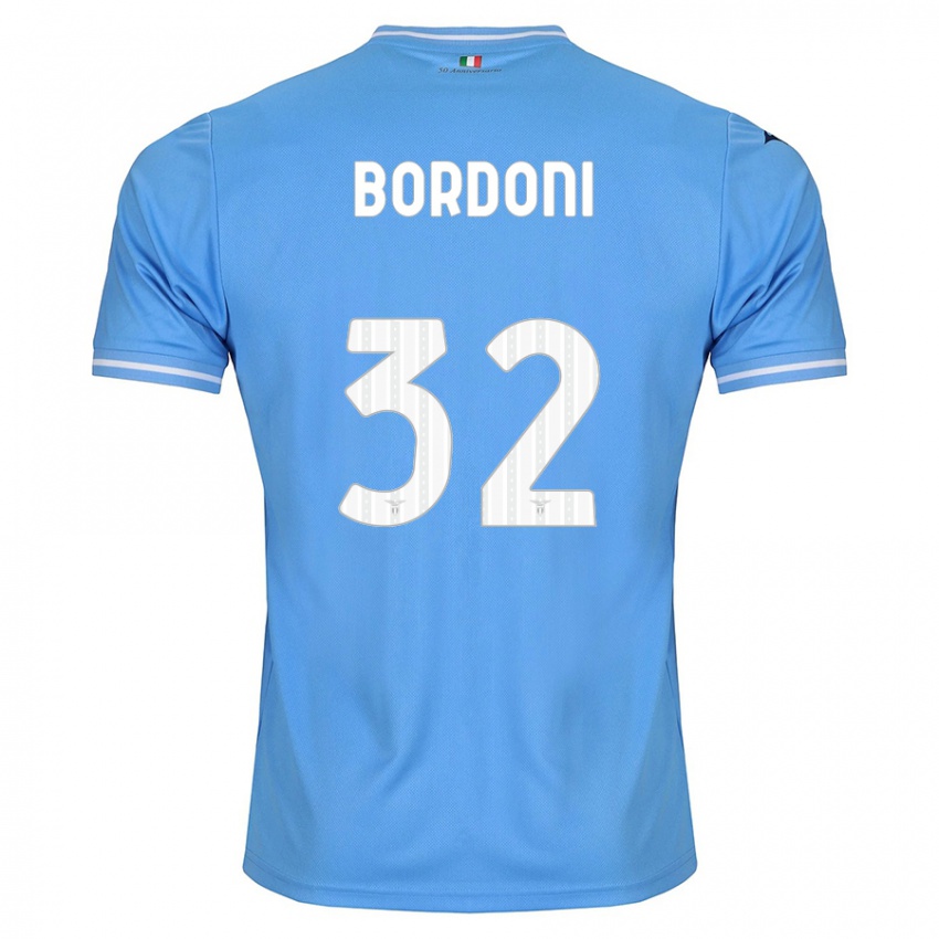Niño Camiseta Tommaso Bordoni #32 Azul 1ª Equipación 2023/24 La Camisa