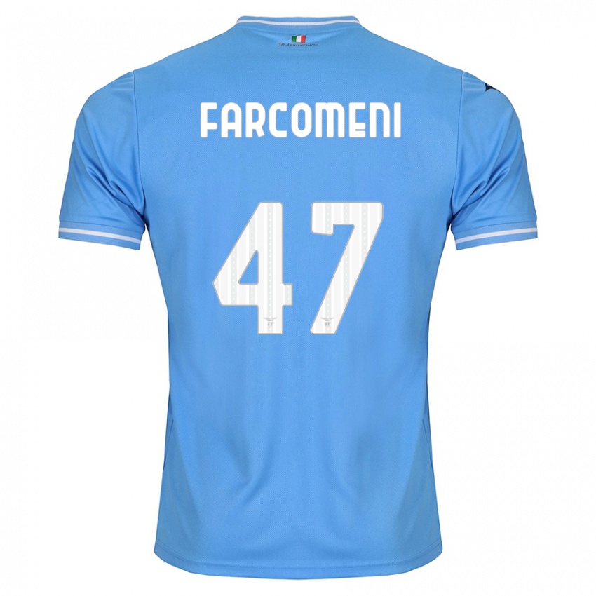 Niño Camiseta Valerio Farcomeni #47 Azul 1ª Equipación 2023/24 La Camisa