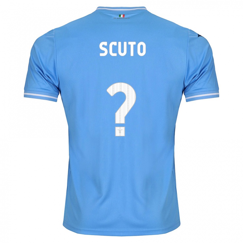 Niño Camiseta Leonardo Scuto #0 Azul 1ª Equipación 2023/24 La Camisa