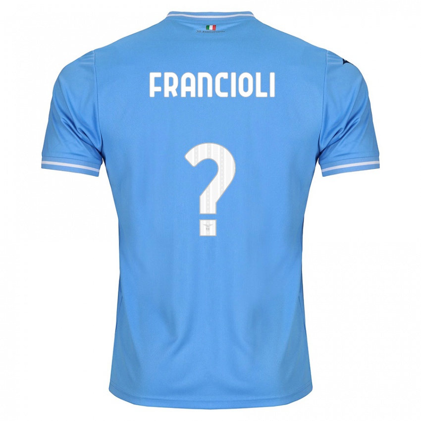 Niño Camiseta Diego Francioli #0 Azul 1ª Equipación 2023/24 La Camisa