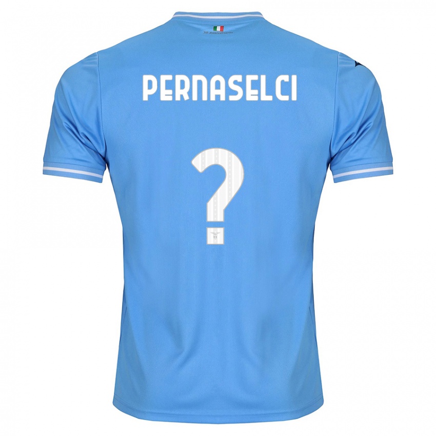 Niño Camiseta Leonardo Pernaselci #0 Azul 1ª Equipación 2023/24 La Camisa