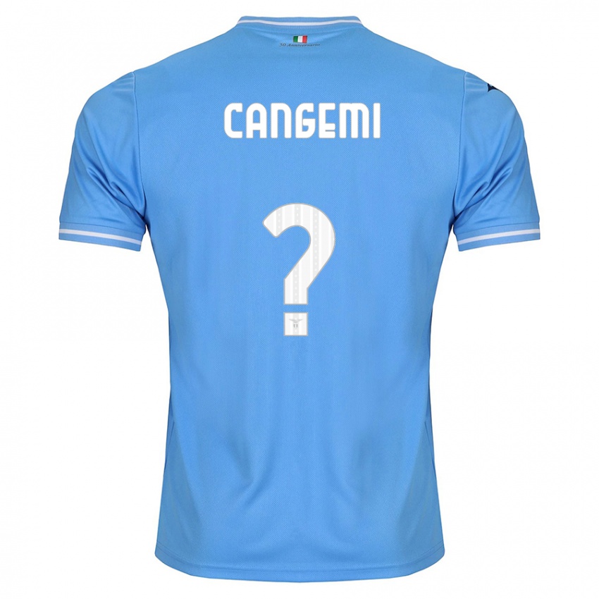 Niño Camiseta Emanuele Cangemi #0 Azul 1ª Equipación 2023/24 La Camisa