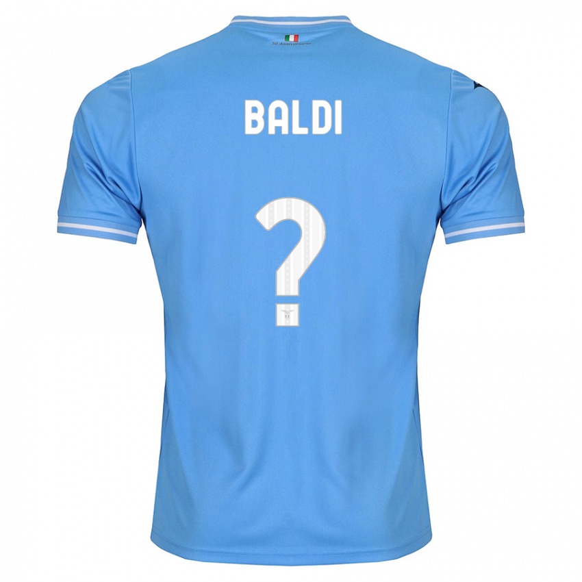 Niño Camiseta Mattia Santagostino Baldi #0 Azul 1ª Equipación 2023/24 La Camisa