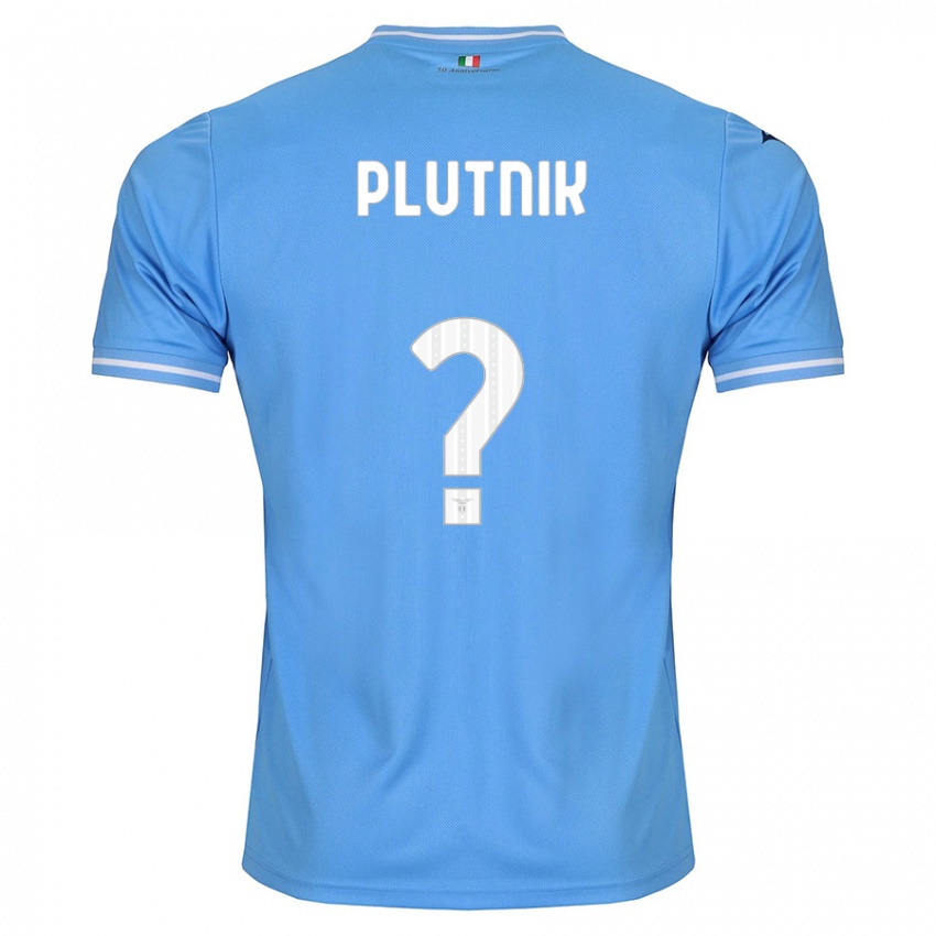 Niño Camiseta Artem Plutnik #0 Azul 1ª Equipación 2023/24 La Camisa