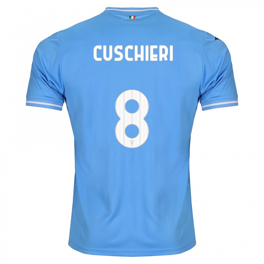 Niño Camiseta Rachel Cuschieri #8 Azul 1ª Equipación 2023/24 La Camisa