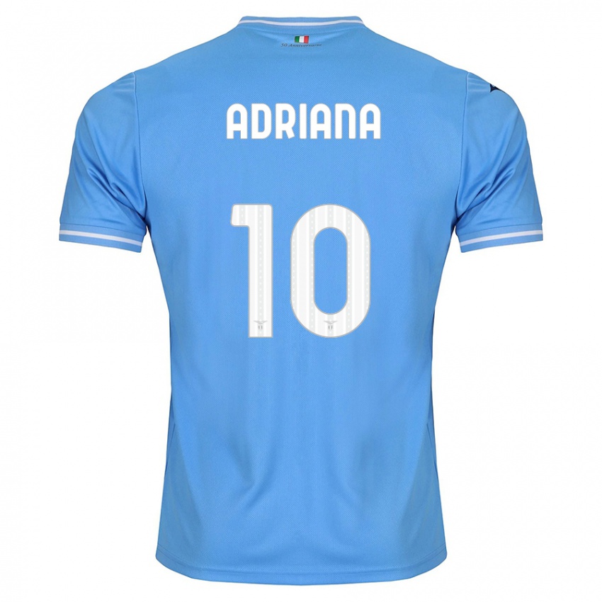 Niño Camiseta Adriana Martín Santamaría #10 Azul 1ª Equipación 2023/24 La Camisa