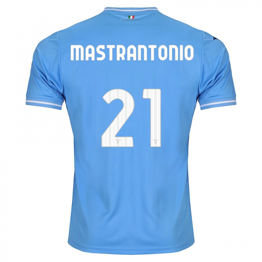 Niño Camiseta Ella Mastrantonio #21 Azul 1ª Equipación 2023/24 La Camisa