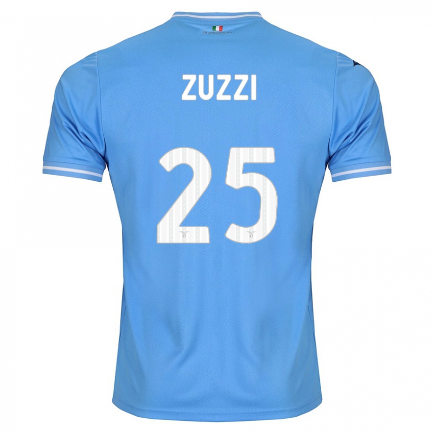 Niño Camiseta Giorgia Zuzzi #25 Azul 1ª Equipación 2023/24 La Camisa