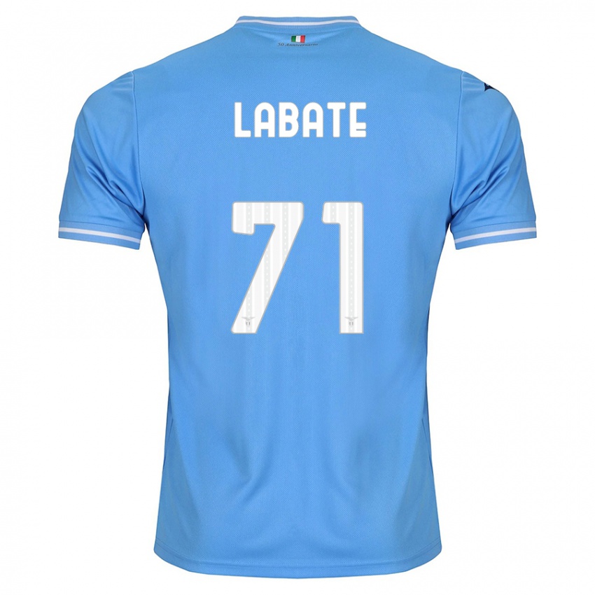 Niño Camiseta Camilla Labate #71 Azul 1ª Equipación 2023/24 La Camisa