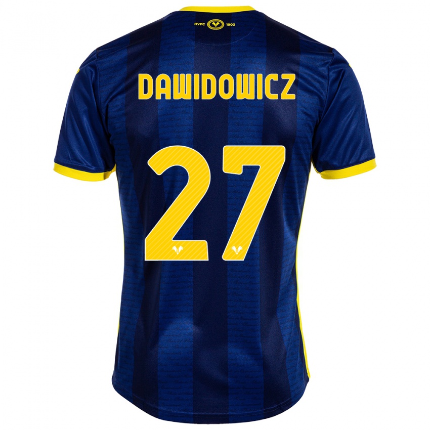 Niño Camiseta Pawel Dawidowicz #27 Armada 1ª Equipación 2023/24 La Camisa