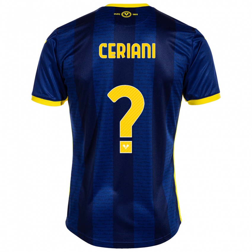 Niño Camiseta Filippo Ceriani #0 Armada 1ª Equipación 2023/24 La Camisa