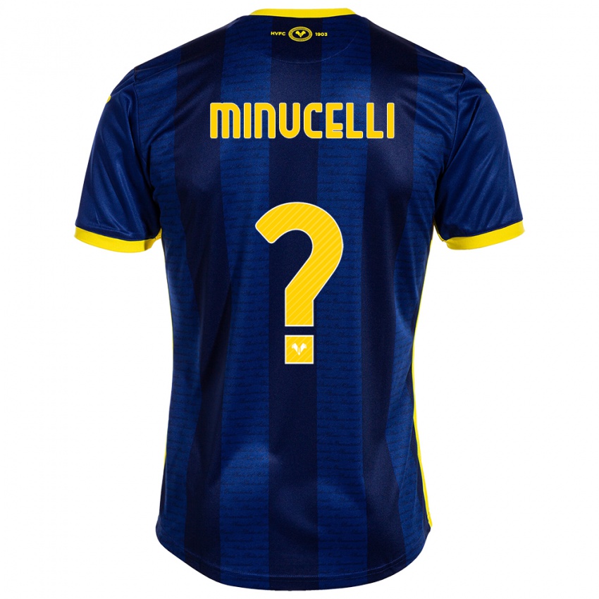 Niño Camiseta Enrico Minucelli #0 Armada 1ª Equipación 2023/24 La Camisa