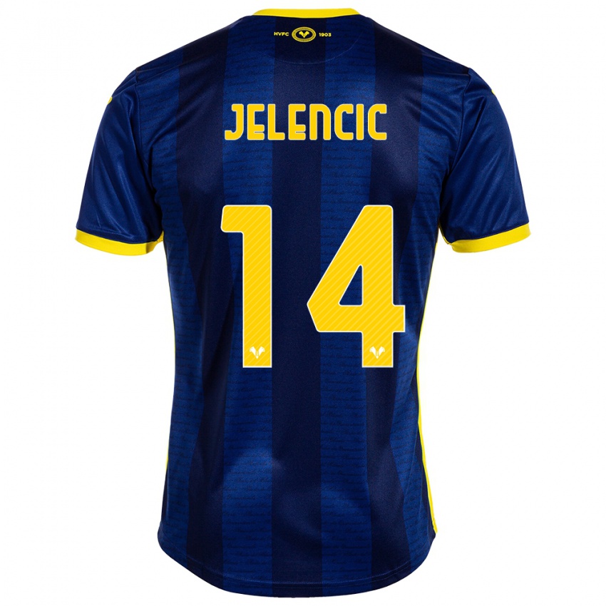 Niño Camiseta Ana Jelencic #14 Armada 1ª Equipación 2023/24 La Camisa