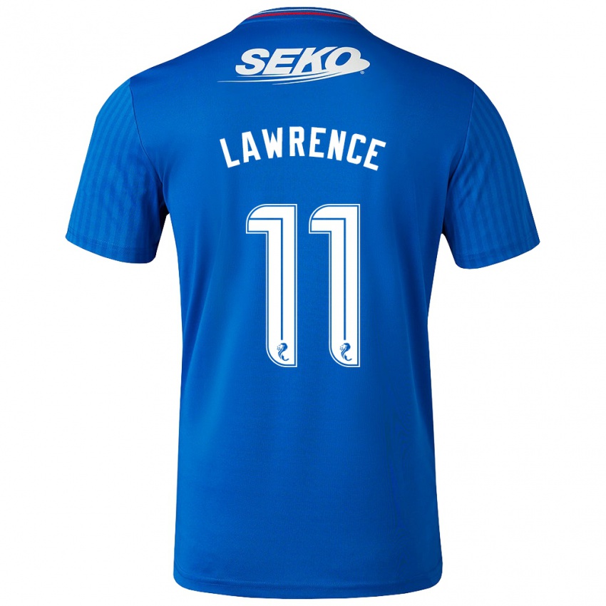 Niño Camiseta Tom Lawrence #11 Azul 1ª Equipación 2023/24 La Camisa