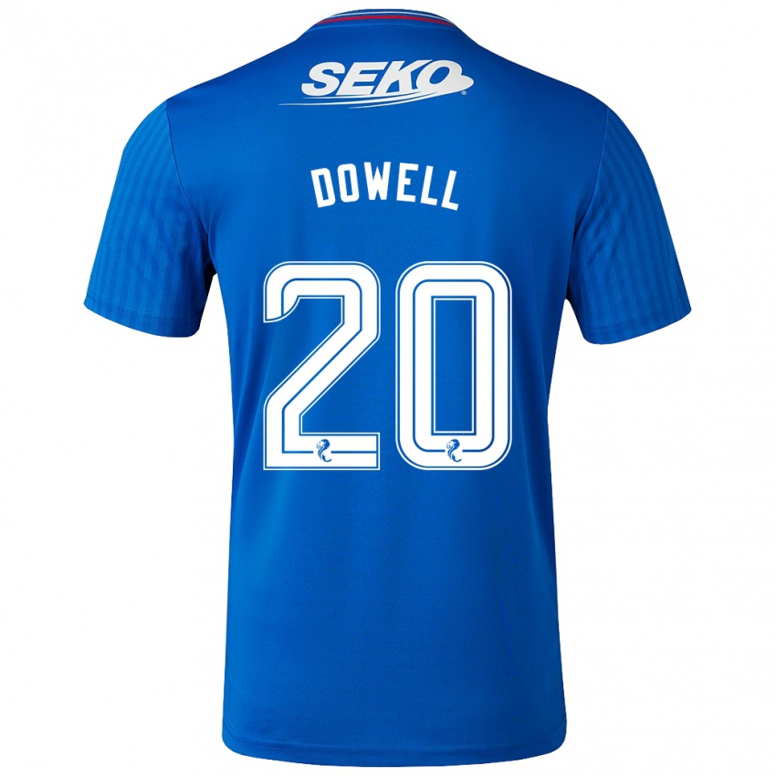 Niño Camiseta Kieran Dowell #20 Azul 1ª Equipación 2023/24 La Camisa
