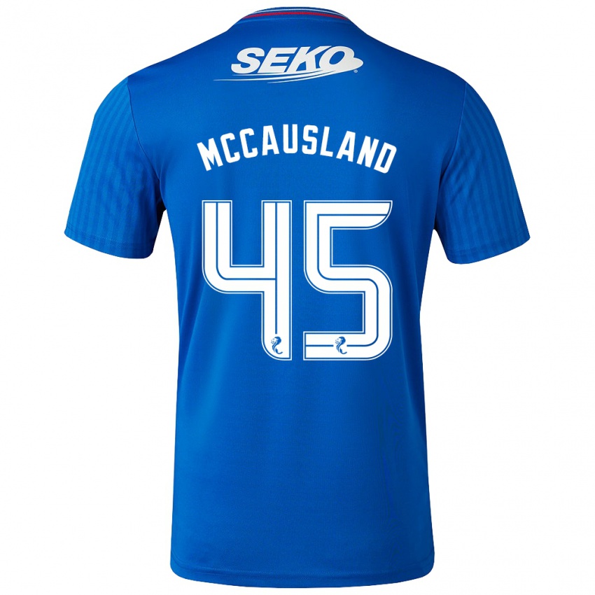 Niño Camiseta Ross Mccausland #45 Azul 1ª Equipación 2023/24 La Camisa