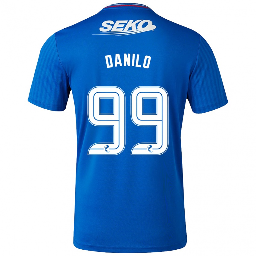 Niño Camiseta Danilo #99 Azul 1ª Equipación 2023/24 La Camisa