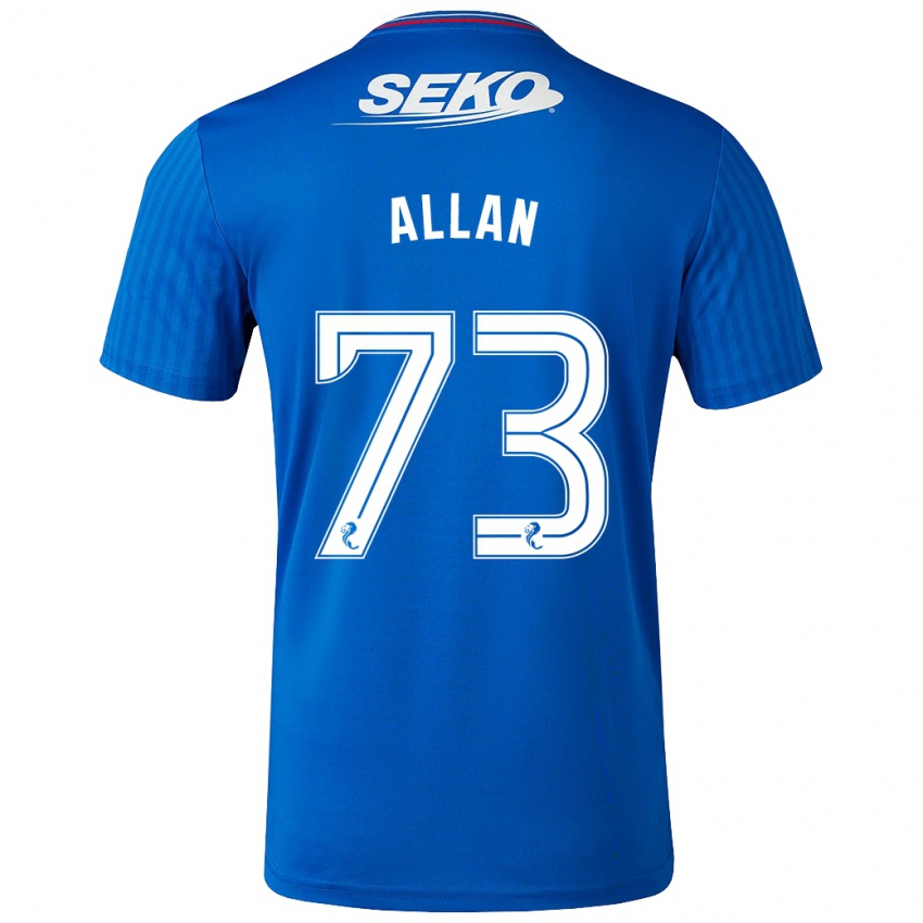 Niño Camiseta Connor Allan #73 Azul 1ª Equipación 2023/24 La Camisa