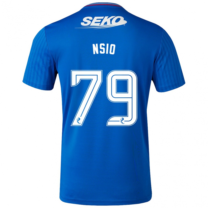 Niño Camiseta Paul Nsio #79 Azul 1ª Equipación 2023/24 La Camisa