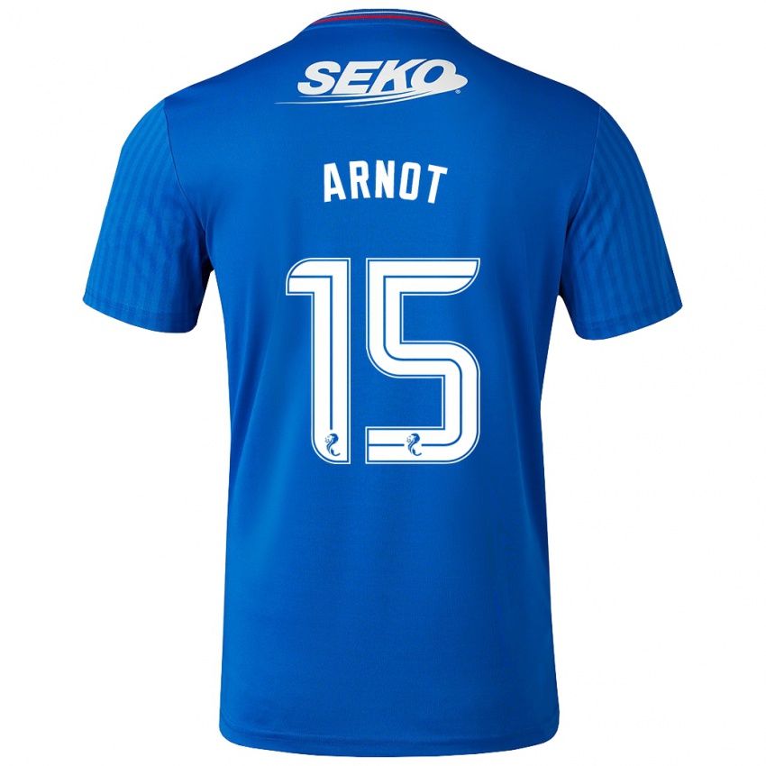 Niño Camiseta Elizabeth Arnot #15 Azul 1ª Equipación 2023/24 La Camisa