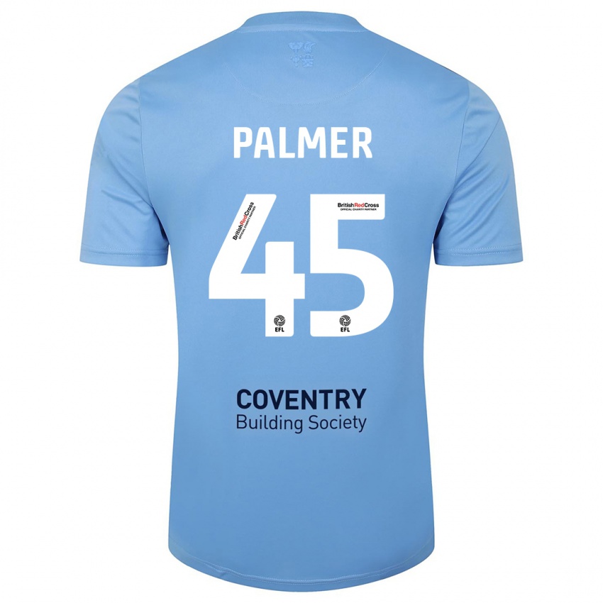 Niño Camiseta Kasey Palmer #45 Cielo Azul 1ª Equipación 2023/24 La Camisa