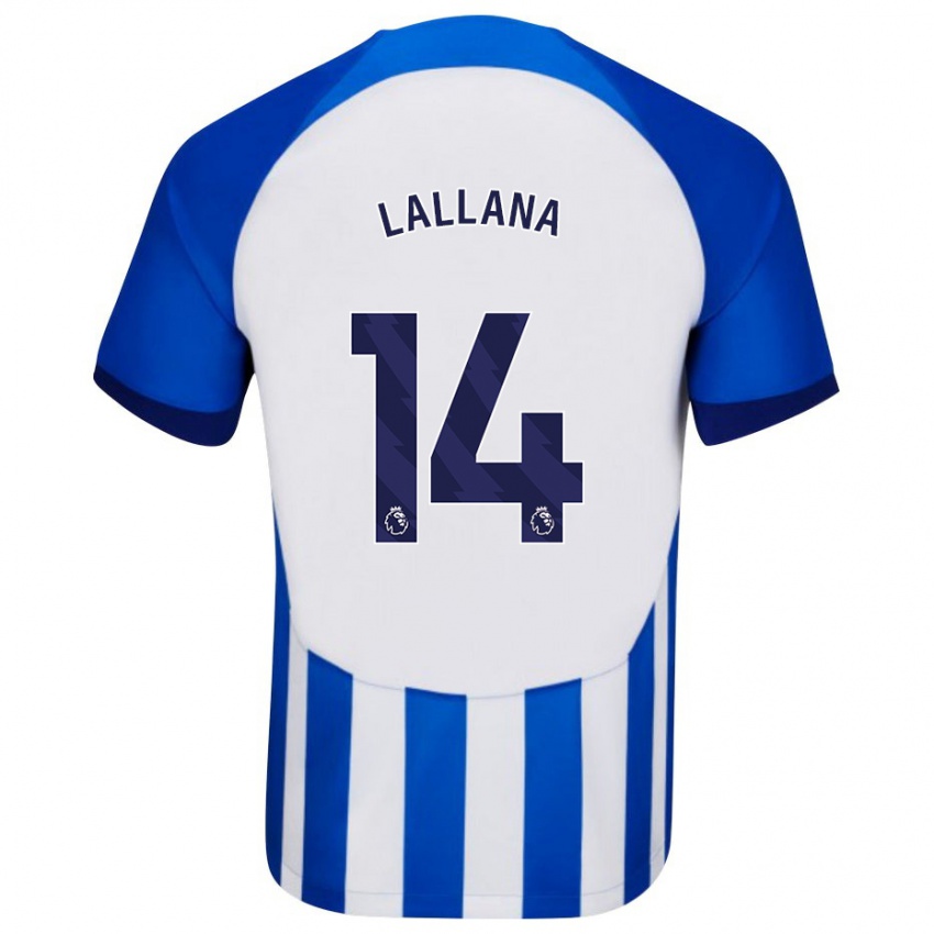 Niño Camiseta Adam Lallana #14 Azul 1ª Equipación 2023/24 La Camisa