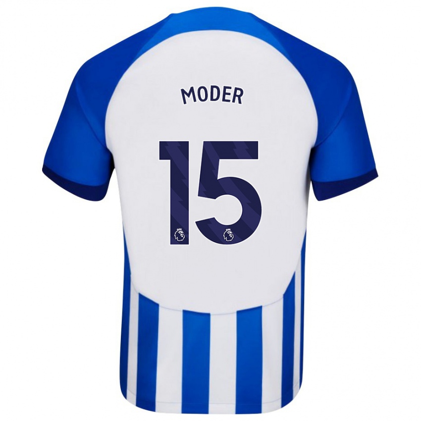 Niño Camiseta Jakub Moder #15 Azul 1ª Equipación 2023/24 La Camisa