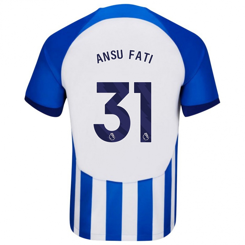 Niño Camiseta Ansu Fati #31 Azul 1ª Equipación 2023/24 La Camisa