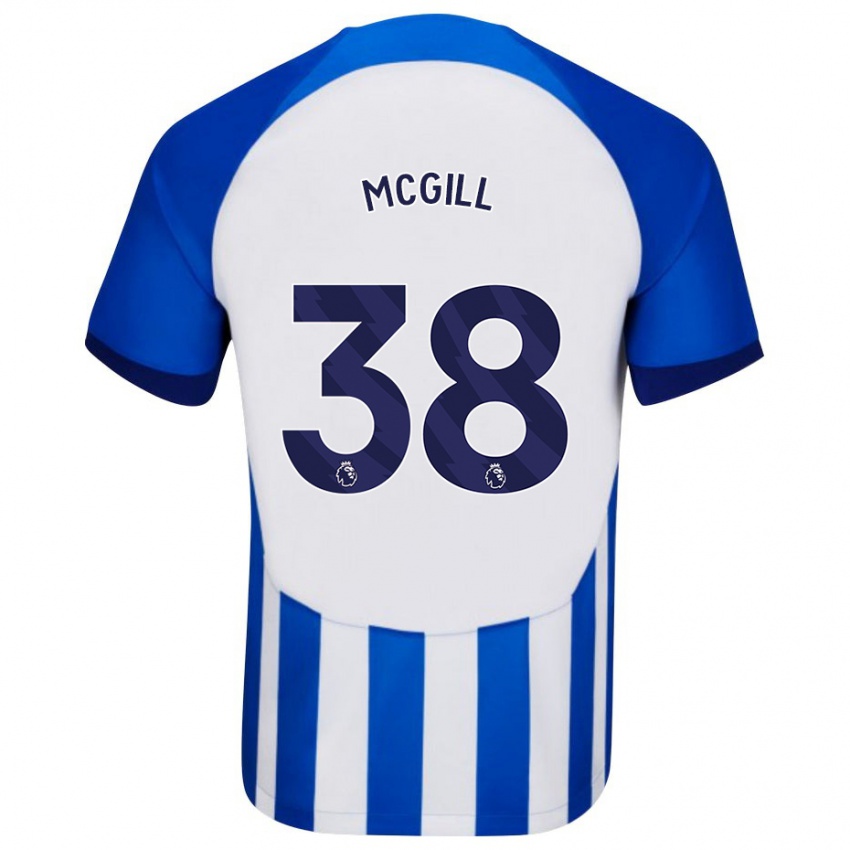 Niño Camiseta Tom Mcgill #38 Azul 1ª Equipación 2023/24 La Camisa