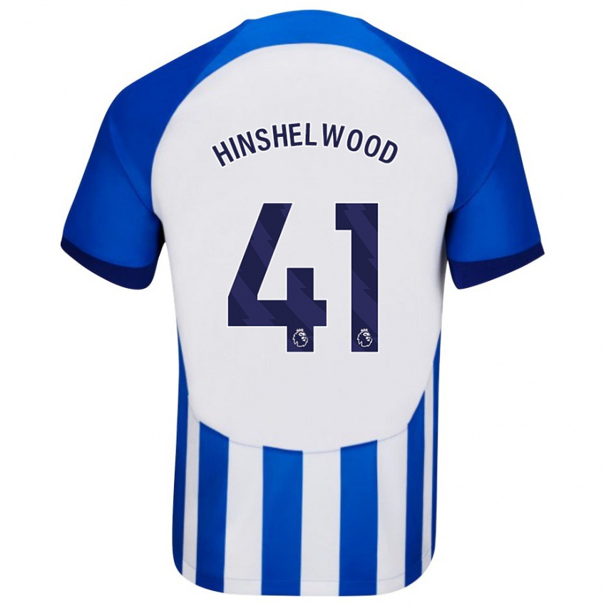 Niño Camiseta Jack Hinshelwood #41 Azul 1ª Equipación 2023/24 La Camisa