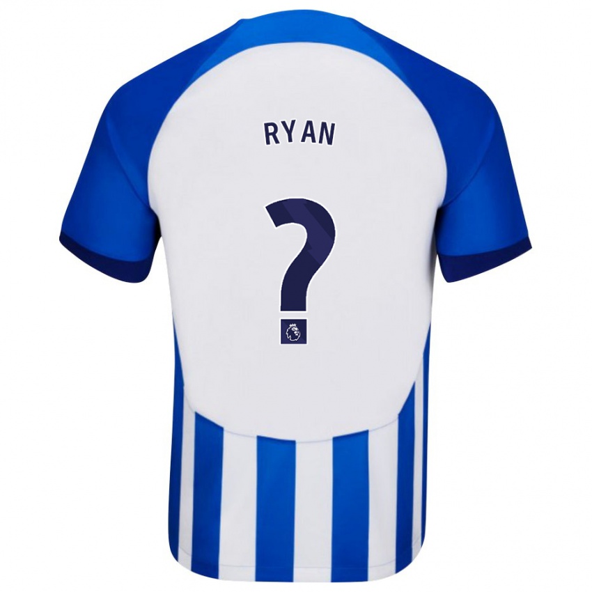 Niño Camiseta Kain Ryan #0 Azul 1ª Equipación 2023/24 La Camisa