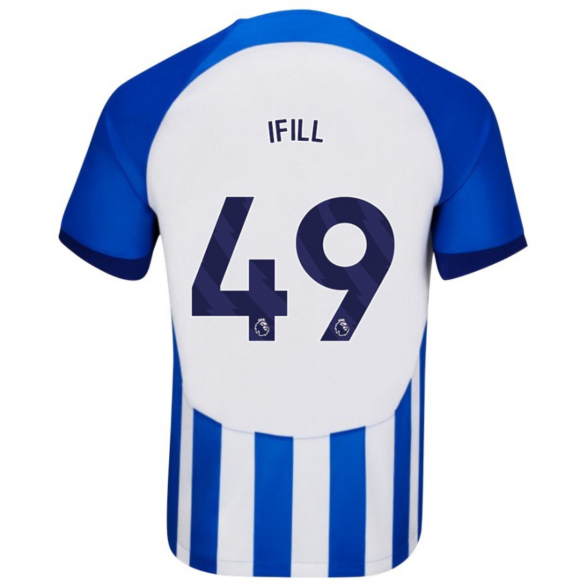 Niño Camiseta Marcus Ifill #49 Azul 1ª Equipación 2023/24 La Camisa