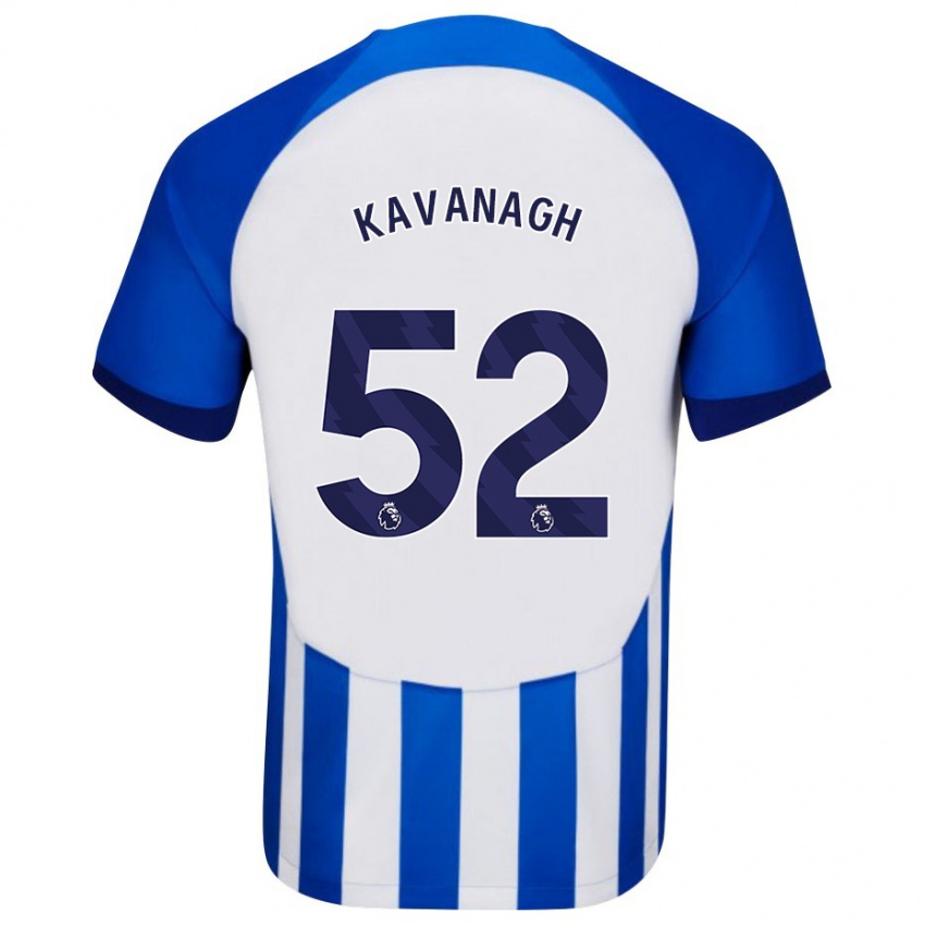 Niño Camiseta Leigh Kavanagh #52 Azul 1ª Equipación 2023/24 La Camisa