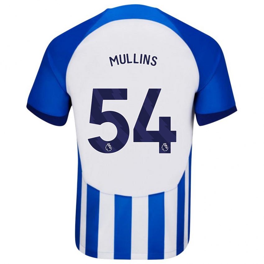Niño Camiseta Jamie Mullins #54 Azul 1ª Equipación 2023/24 La Camisa
